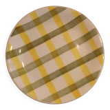 Flat plate - Torchon pattern - Moulin des Loups earthenware