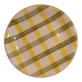 Flat plate - Torchon pattern - Moulin des Loups earthenware