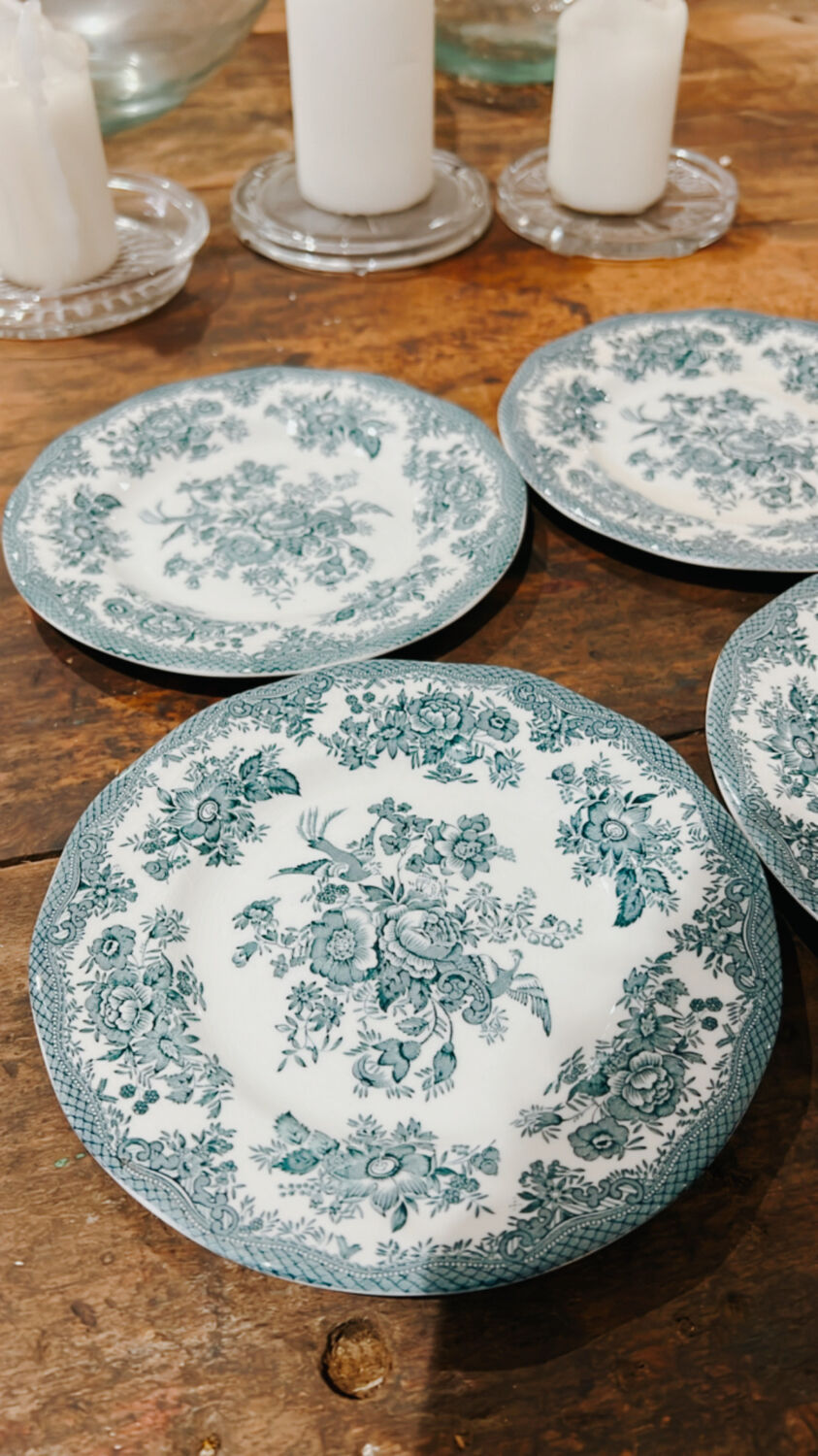 Vintage dessert plates English porcelain