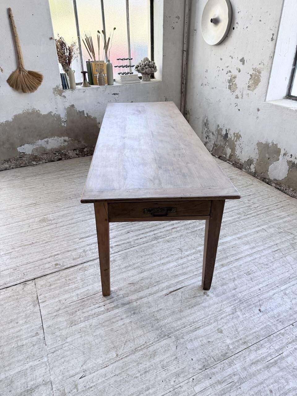 XL oak farmhouse table 1950 235cm