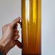 Vintage orangeade service in amber blown glass decanter & 6 glasses