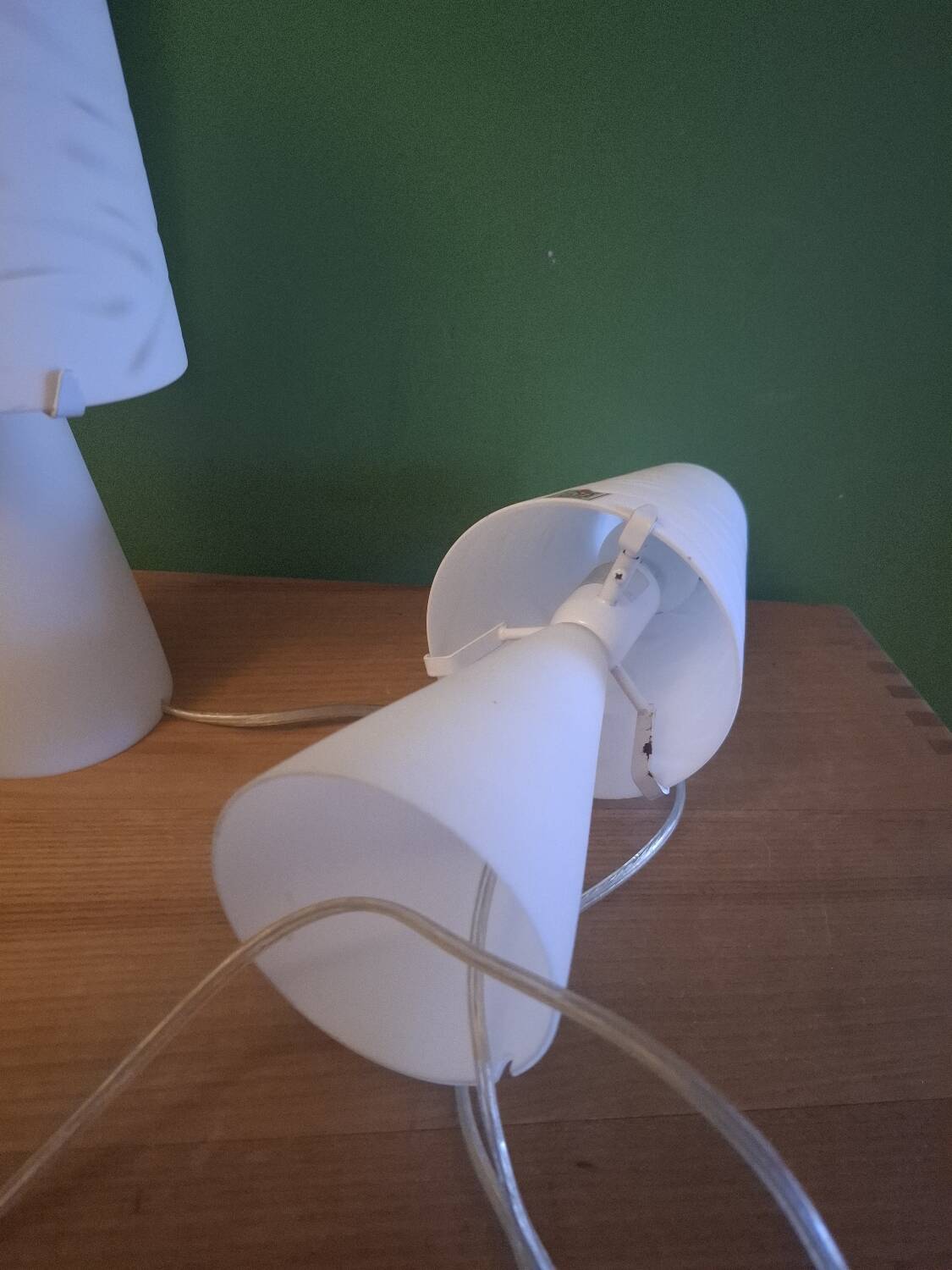 2 Murano bedside lamps, Luce