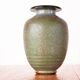 Art Deco vase, in green glazed stoneware, Roger Guérin 1930.