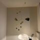 Very large mobile brass sculpture