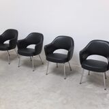Original set of 4 'Executive' armchairs by Eero Saarinen for Knoll, 1960s