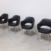 Ensemble original de 4 fauteuils 'Executive' par Eero Saarinen pour Knoll, années 1960.