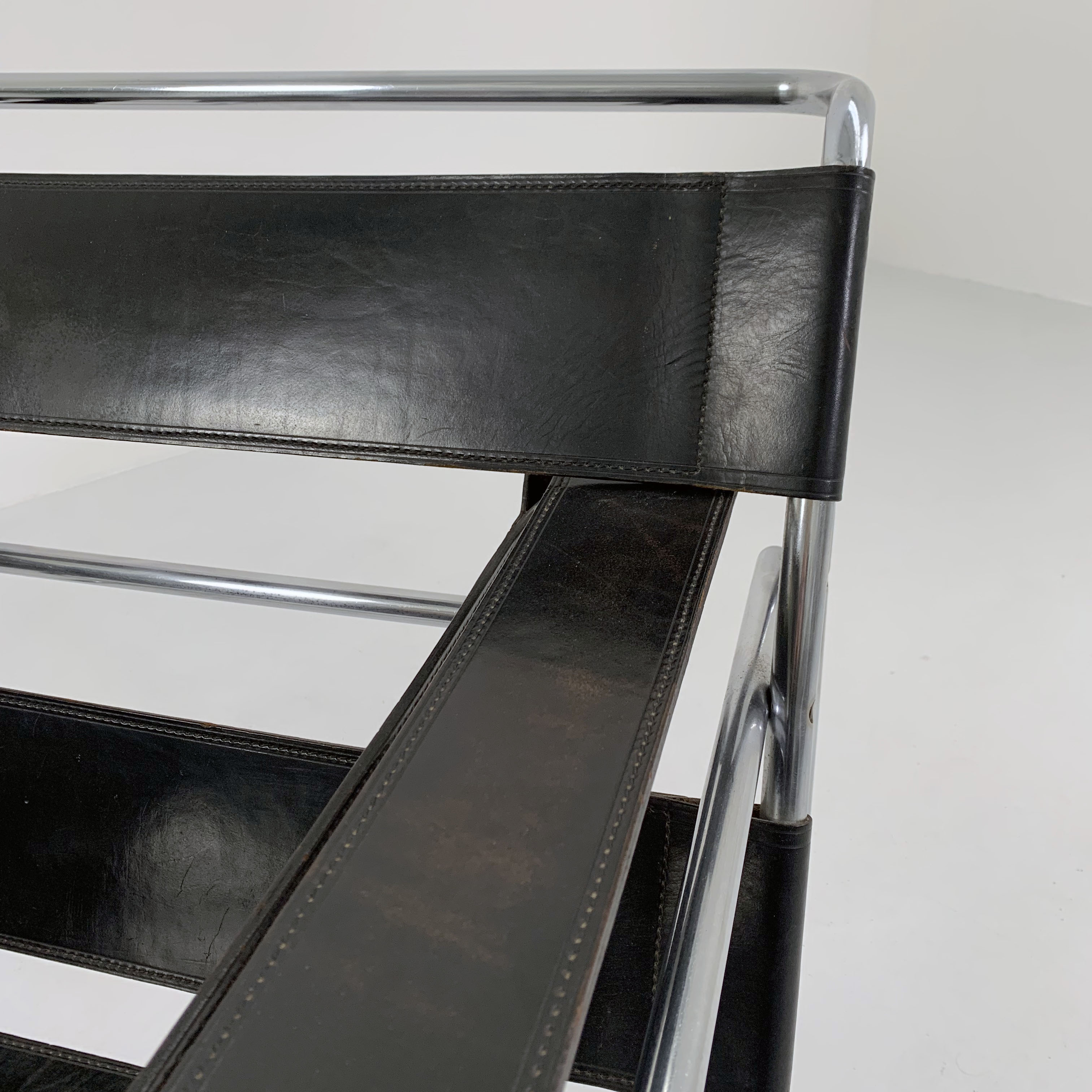 Armchair B3 Wassily by Marcel Breuer gavina edition, 1970