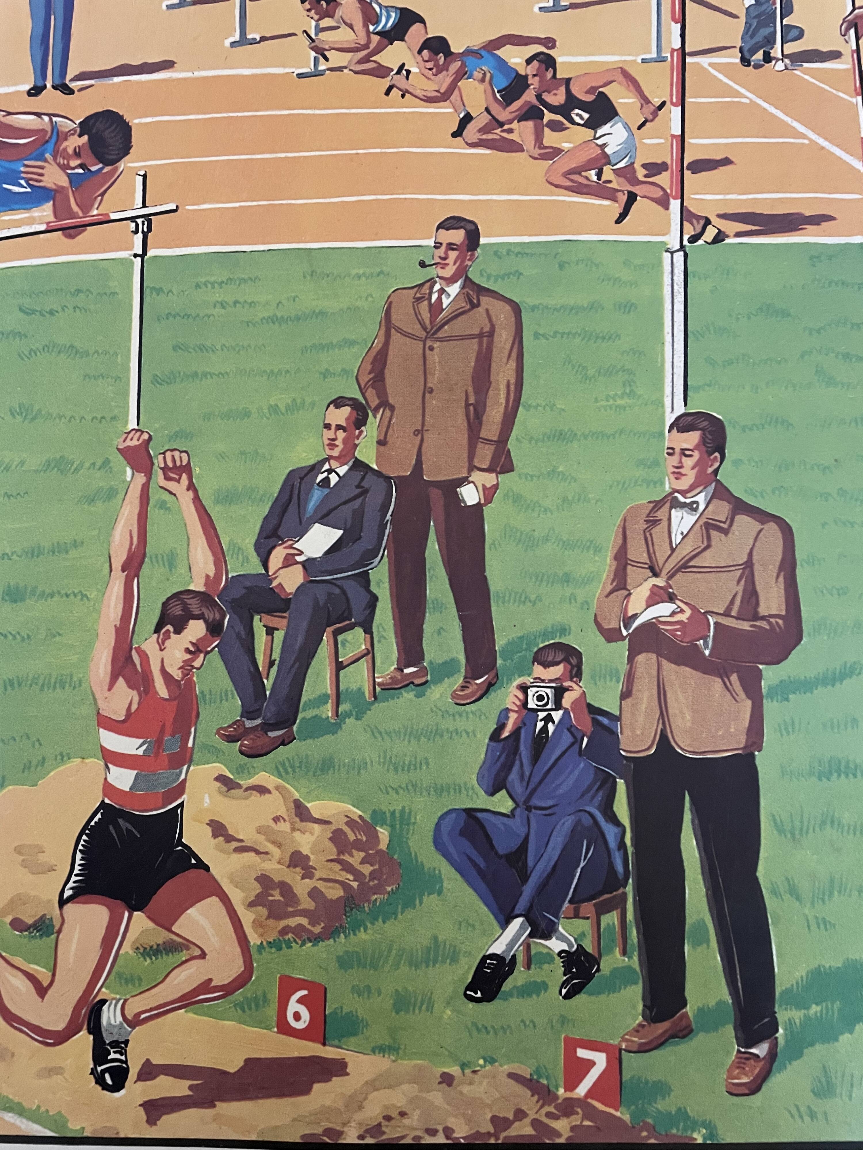 Vintage mdi school poster "the market, the fair