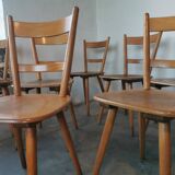 Set of 8 60s bistro chairs