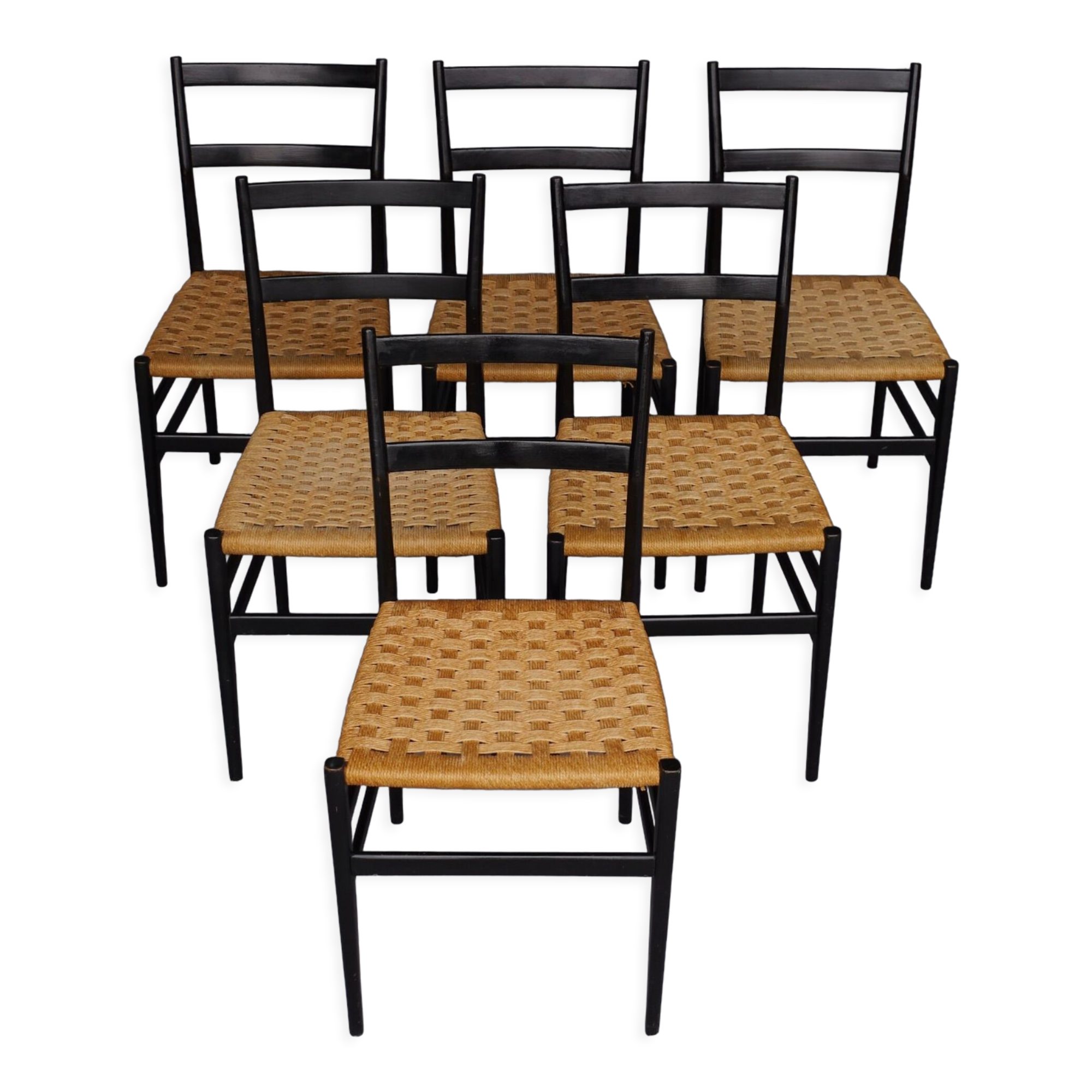 Leggera chairs by Gio Ponti for Figli di Amedeo, Cassina. 1950