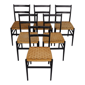 Leggera chairs by Gio Ponti for Figli di Amedeo, Cassina. 1950