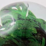 Sulfide paperweight robert pierini glass biot glass paperweight/novaro/green.