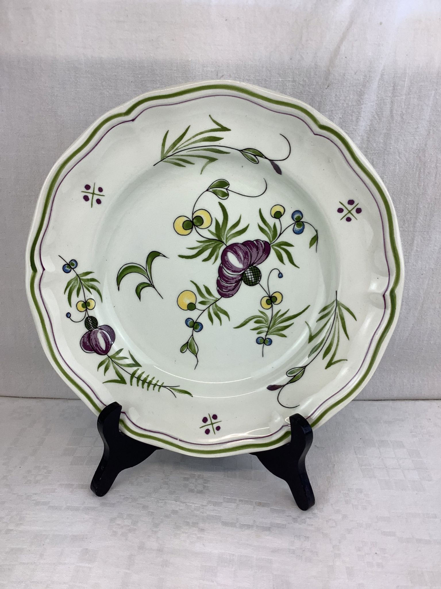 Assiette Décorative ou Plat Longchamp France