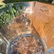 Saladier vintage octogonal en verre