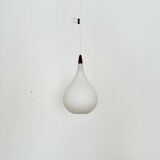 Lampe à Suspension Opaline par Uno et Östen Kristiansson