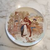 Plat faïence