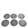 6 Limoges porcelain dessert plates by Charles Ahrenfeldt