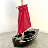 "Le Misainier" pond sailboat by the French brand Tirot, vintage toy