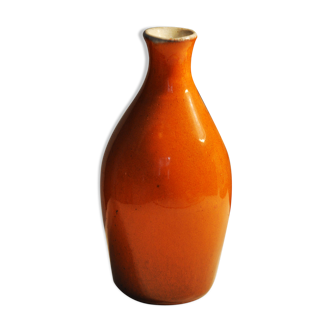 Orange German ceramic vase