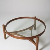 Round coffee table 775 Gianfranco Frattini Cassina 1960s