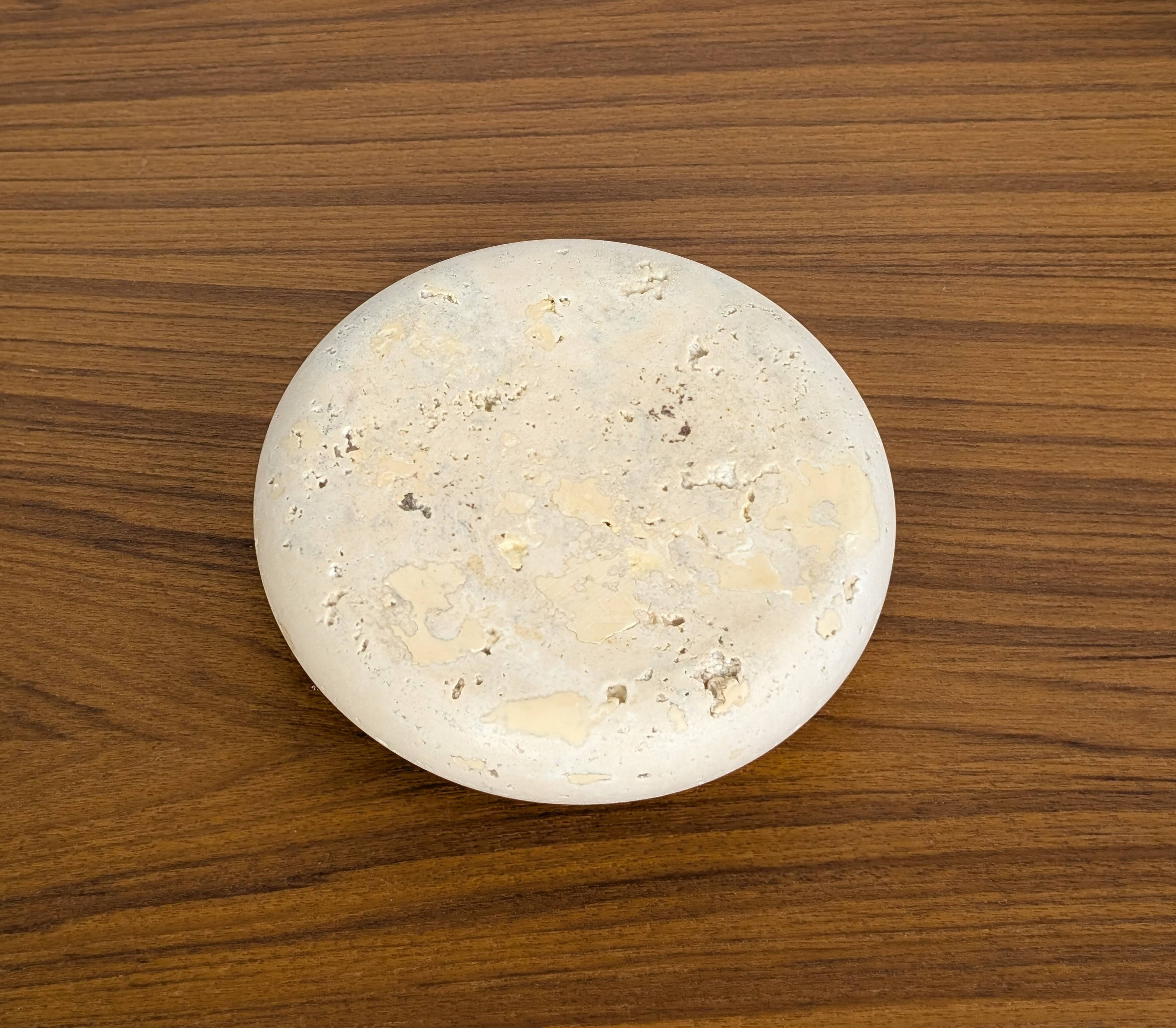 Travertine ashtray