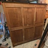 Glass display cabinet, 19th century.