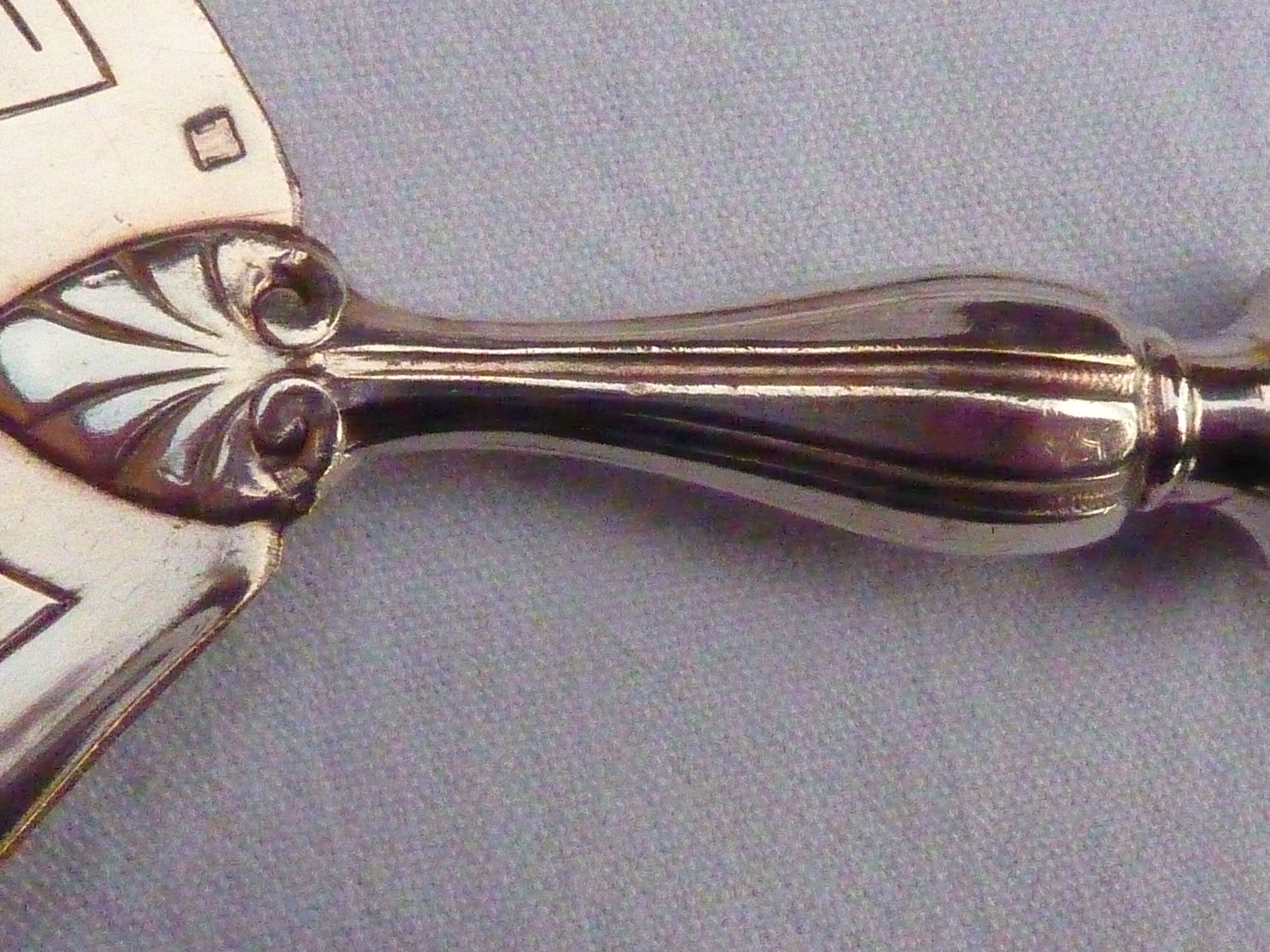2 dessert serving cutlery art deco silver filled and silver metal