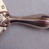2 dessert serving cutlery art deco silver filled and silver metal