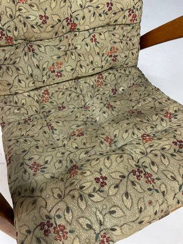 Pair of vintage lounge chairs by Jan Vaněk, removable cushions, 1940s