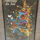 Framed advertising poster Air France by Georges Mathieu, South America, 1967