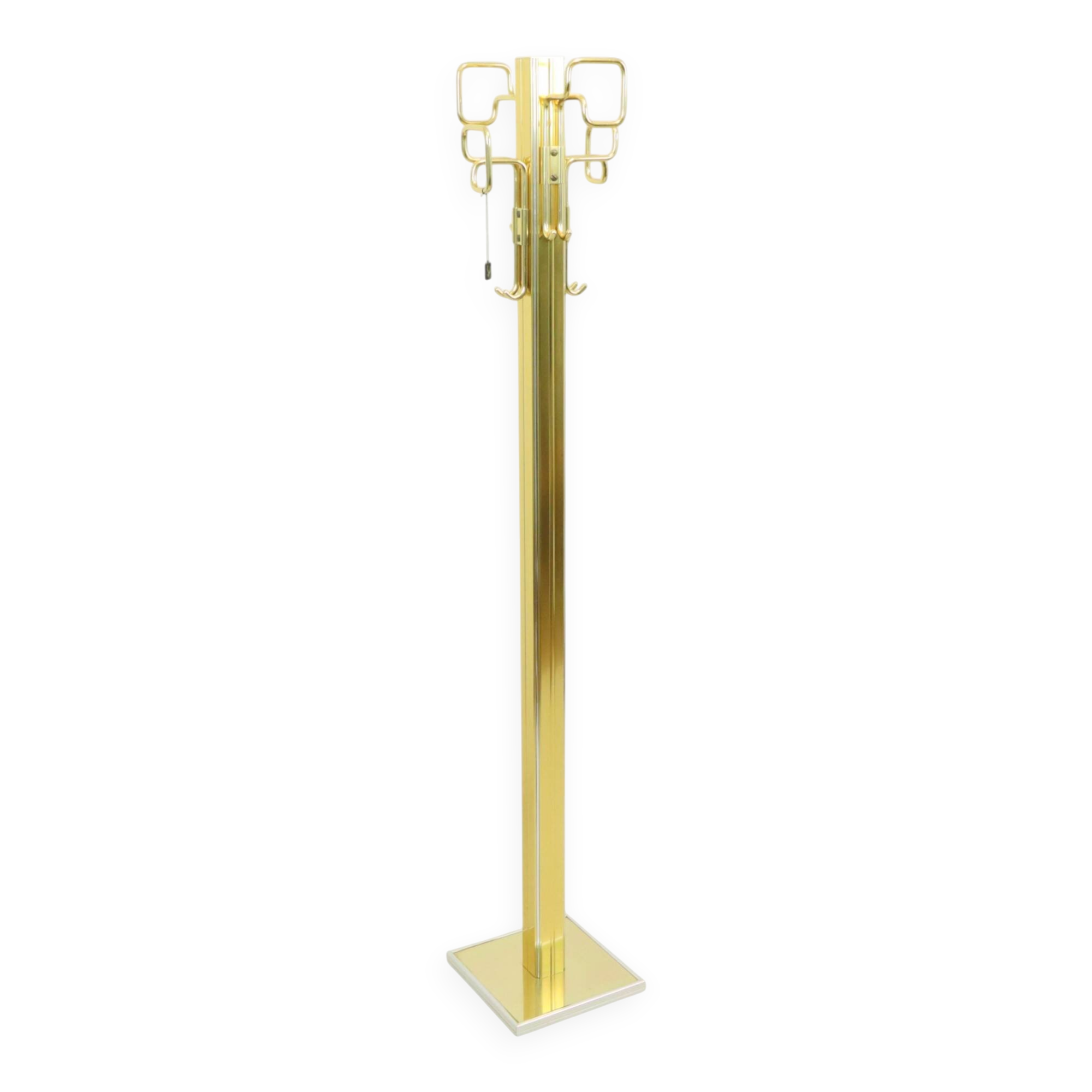 Belgo Chrom Design Coat Rack Hollywood Regency Chrome 174cm