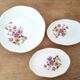 3 Gien Vintage 70 earthenware dishes, floral pattern