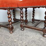 Low stool footrest style Louis XIII ep 1940