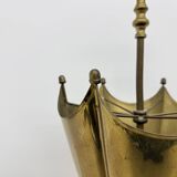 Mid-century design brass umbrella stand , 1970’s