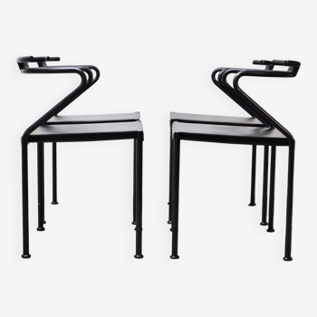 Chaises design des années 80/90 vintage itallienne