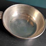 Set of two French silver plated serving plates, by Felix Frères orfèvrerie