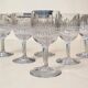 6 verres à vin cuit - porto en cristal Baccarat / Nancy
