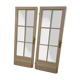 Old double-sided glass door 20th century