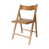 Chaise cannée pliante vintage