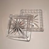 Crystal art deco jewelry box