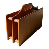 Danish teak magazine rack 1970s