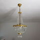 Basket chandelier with stamps