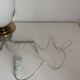 Vintage 1960 tripod opaline lamp mid-century design - 34 cm