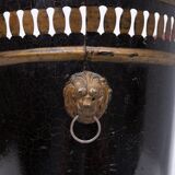 Metal Hand painted Waste Basked 1950s England