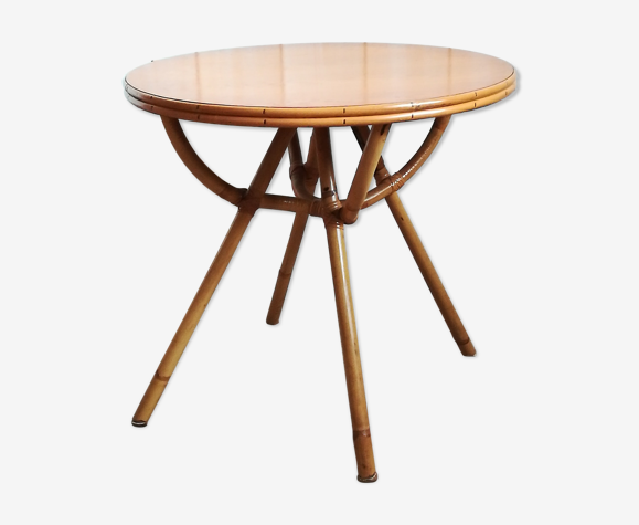 Table basse rotin