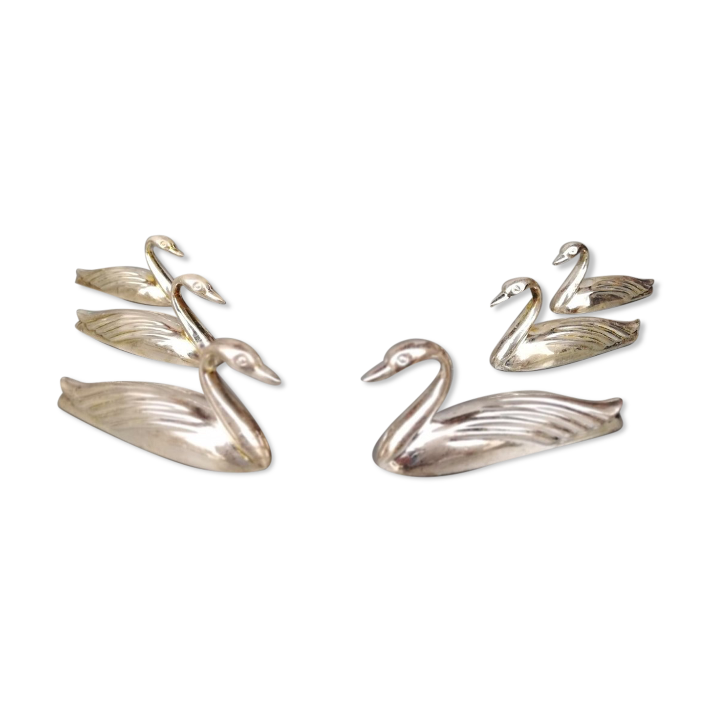 Set of 6 metal knife holders