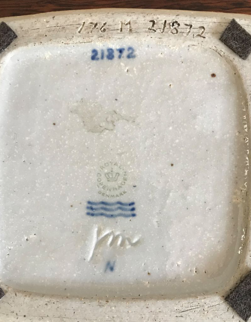 Table centre by Jorgen Mogensen for Royal Copenhagen 1960s