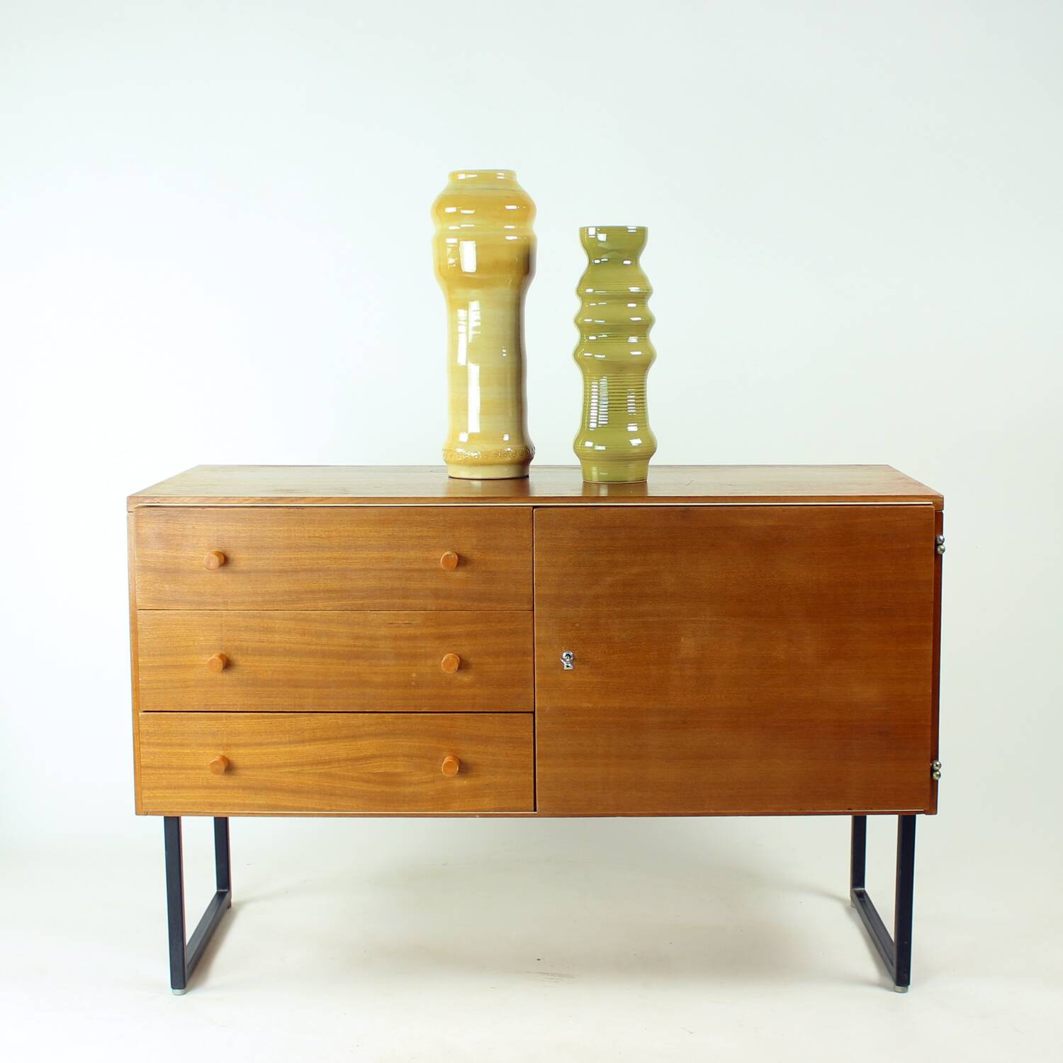 Lot de deux vases en céramique du milieu du siècle, Tchécoslovaquie, années 1960