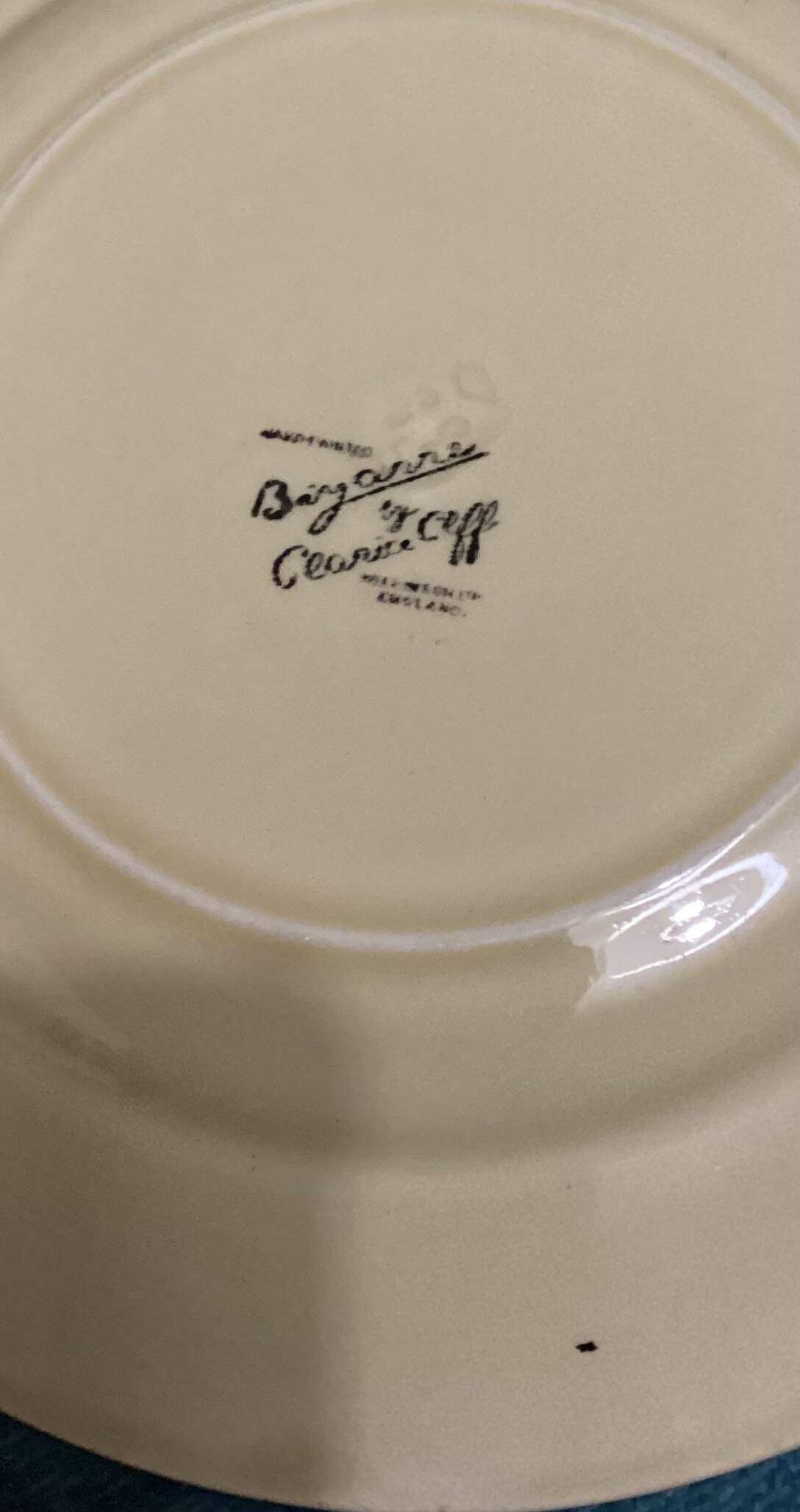 Art Deco plate