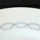 Plat rond en faience digoin sarreguemines modele cannes